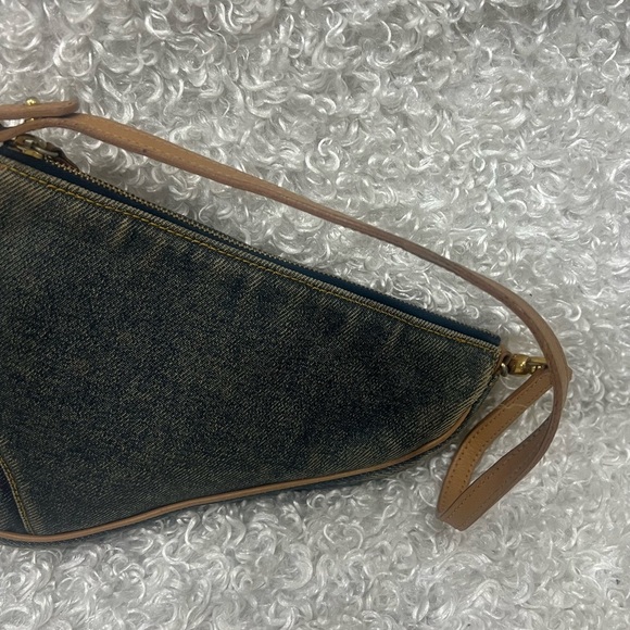 CHRISTIAN DIOR Mini Saddle Pochette - Picture 3 of 12